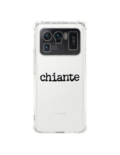 Coque Xiaomi Mi 11 Ultra Chiante Noir Transparente -...