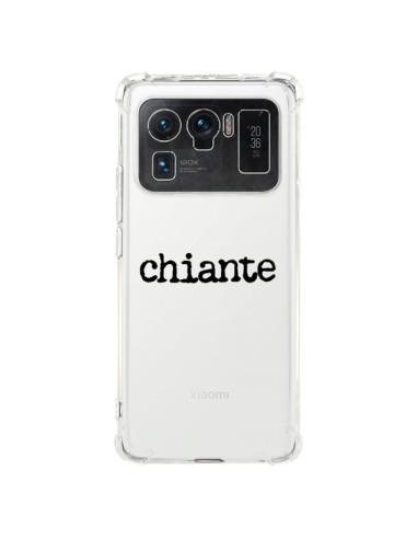 Coque Xiaomi Mi 11 Ultra Chiante Noir Transparente - Maryline Cazenave