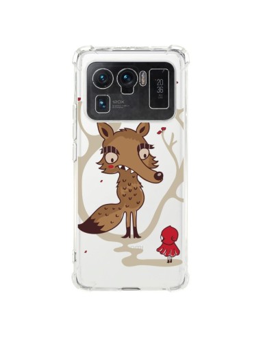 Coque Xiaomi Mi 11 Ultra Le Petit Chaperon Rouge Loup Hello Big Wolf Transparente - Maria Jose Da Luz