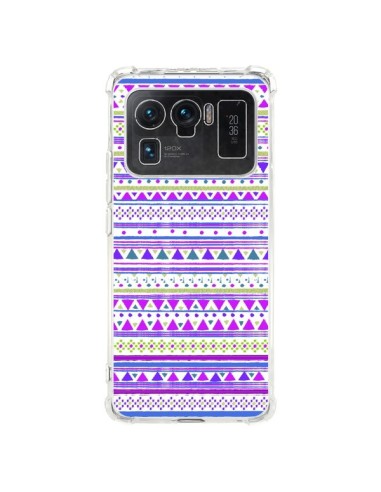 Coque Xiaomi Mi 11 Ultra Bandana Violet Azteque - Monica Martinez