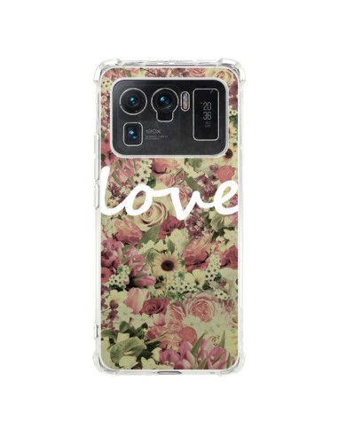 Coque Xiaomi Mi 11 Ultra Love Blanc Flower - Monica Martinez