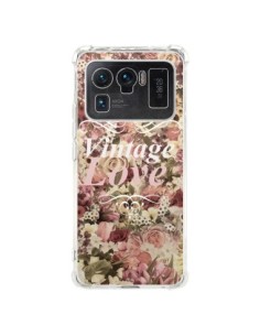 Coque Xiaomi Mi 11 Ultra Vintage Love Flower - Monica...