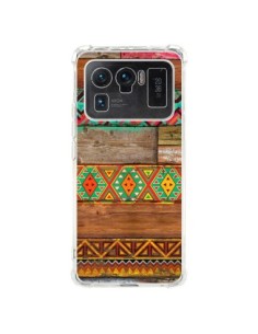 Coque Xiaomi Mi 11 Ultra Indian Wood Bois Azteque -...