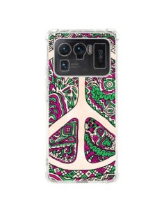 Coque Xiaomi Mi 11 Ultra Peace and Love Azteque Vainilla...