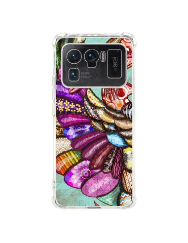 Coque Xiaomi Mi 11 Ultra Paon Multicolore Eco Bird - Maximilian San