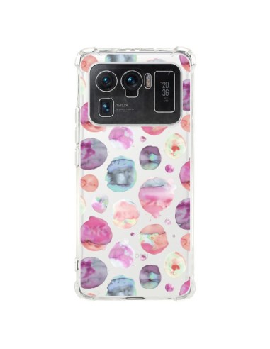 Coque Xiaomi Mi 11 Ultra Big Watery Dots Pink - Ninola Design