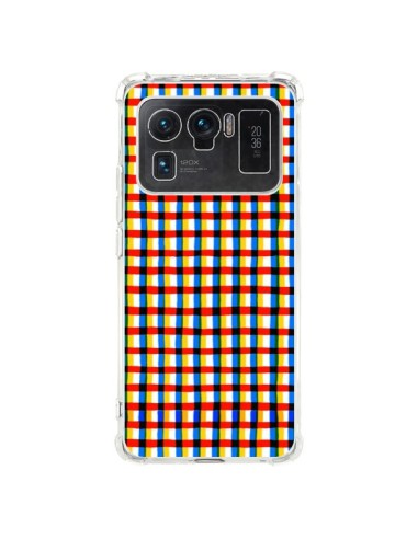 Coque Xiaomi Mi 11 Ultra Crossed Eyes Lines Red - Ninola Design