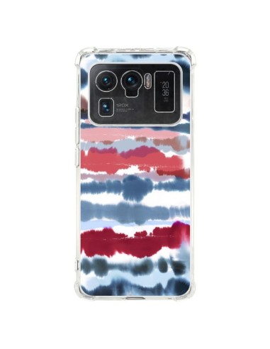 Coque Xiaomi Mi 11 Ultra Smoky Marble Watercolor Dark - Ninola Design