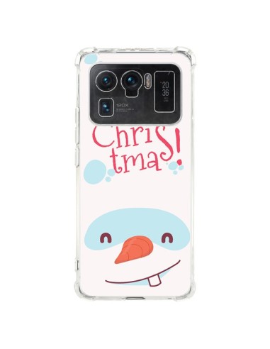 Coque Xiaomi Mi 11 Ultra Bonhomme de Neige Merry Christmas Noël - Nico