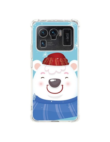 Coque Xiaomi Mi 11 Ultra Ours Blanc de Noël Merry Christmas - Nico