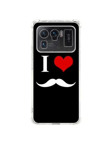 Coque Xiaomi Mi 11 Ultra I Love Moustache - Nico