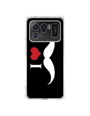 Coque Xiaomi Mi 11 Ultra I Love Moustache - Nico