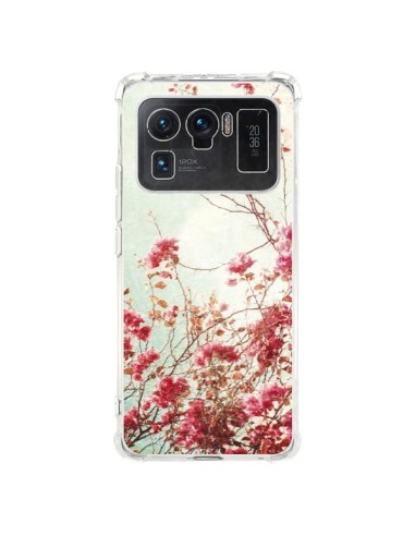 Coque Xiaomi Mi 11 Ultra Fleur Vintage Rose - Nico