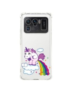 Coque Xiaomi Mi 11 Ultra Licorne Caca Arc en Ciel...