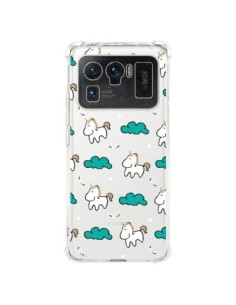 Coque Xiaomi Mi 11 Ultra Licorne et Nuages Transparente -...