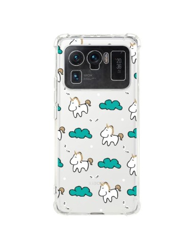 Coque Xiaomi Mi 11 Ultra Licorne et Nuages Transparente - Nico