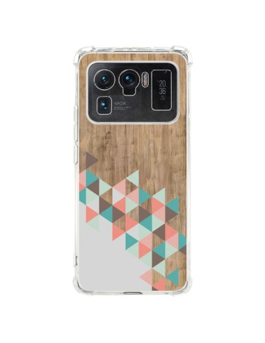 Coque Xiaomi Mi 11 Ultra Wood Bois Azteque Triangles Archiwoo - Pura Vida