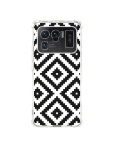 Coque Xiaomi Mi 11 Ultra Diamond Chevron Black and White...