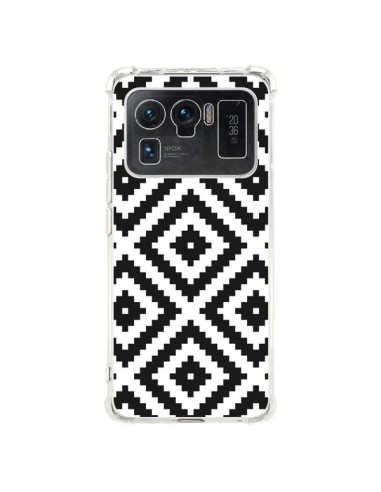 Coque Xiaomi Mi 11 Ultra Diamond Chevron Black and White - Pura Vida