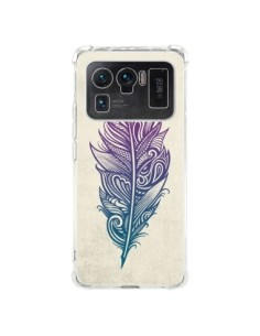 Coque Xiaomi Mi 11 Ultra Feather Plume Arc En Ciel -...
