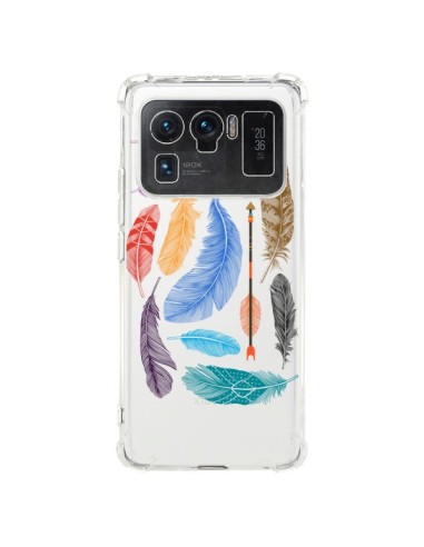 Coque Xiaomi Mi 11 Ultra Plume Feather Couleur Transparente - Rachel Caldwell
