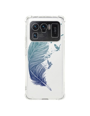 Coque Xiaomi Mi 11 Ultra Plume Feather Fly Away Transparente - Rachel Caldwell