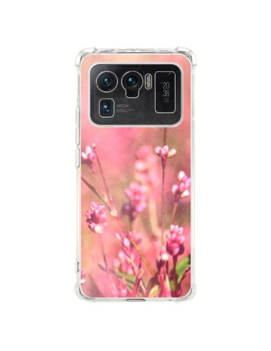 Coque Xiaomi Mi 11 Ultra Fleurs Bourgeons Roses - R Delean