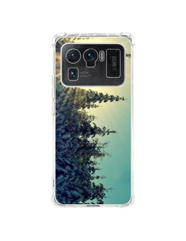 Coque Xiaomi Mi 11 Ultra Hiver Paysage Neige Montagnes Sapins Ski - R Delean