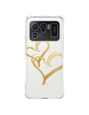 Coque Xiaomi Mi 11 Ultra Deux Coeurs Love Amour Transparente - Sylvia Cook