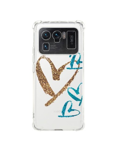 Coque Xiaomi Mi 11 Ultra Coeurs Heart Love Amour Transparente - Sylvia Cook