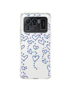 Coque Xiaomi Mi 11 Ultra Floating hearts coeurs flottants...