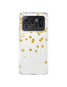 Coque Xiaomi Mi 11 Ultra Hello, Bonjour Transparente -...