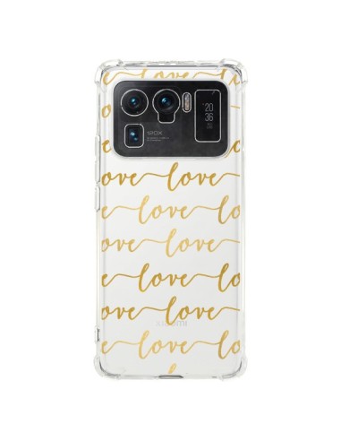 Coque Xiaomi Mi 11 Ultra Love Amour Repeating Transparente - Sylvia Cook
