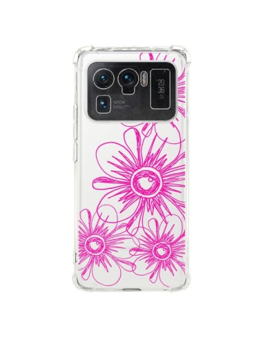 Coque Xiaomi Mi 11 Ultra Spring Flower Fleurs Roses Transparente - Sylvia Cook