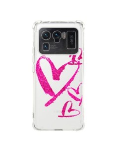 Coque Xiaomi Mi 11 Ultra Pink Heart Coeur Rose...