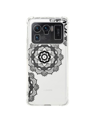 Coque Xiaomi Mi 11 Ultra Triple Mandala Noir Black Transparente - Sylvia Cook