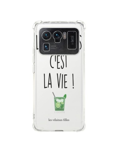 Coque Xiaomi Mi 11 Ultra Les Mojitos, c'est la vie Transparente - Les Vilaines Filles