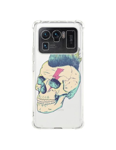 Coque Xiaomi Mi 11 Ultra Tête de Mort Crane Punk Transparente - Victor Vercesi