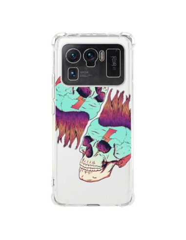 Coque Xiaomi Mi 11 Ultra Tête de Mort Crane Punk Double Transparente - Victor Vercesi