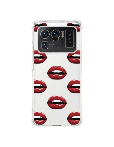 Coque Xiaomi Mi 11 Ultra Lèvres Rouges Lips Transparente - Yohan B.