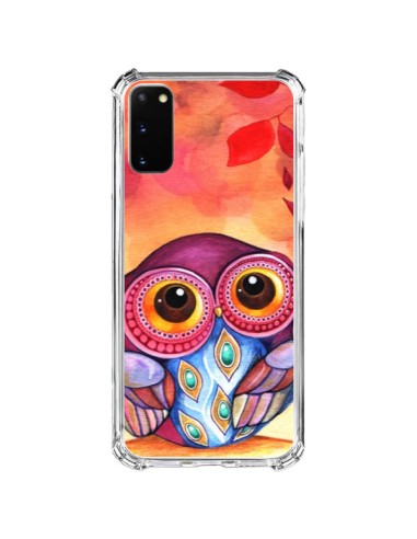 Samsung Galaxy S20 FE Case Owl Leaves Autumn - Annya Kai
