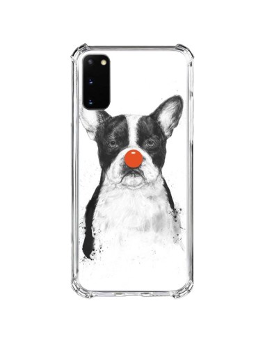 Coque Samsung Galaxy S20 FE Clown Bulldog Chien Dog - Balazs Solti