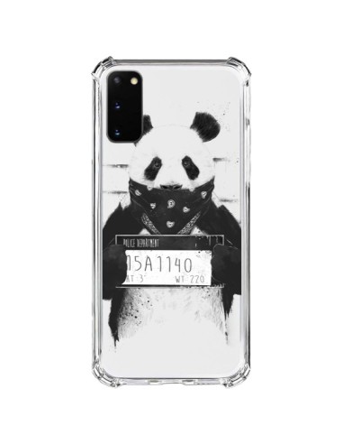 Cover Samsung Galaxy S20 FE Panda Cattivo Trasparente - Balazs Solti