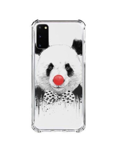 Coque Samsung Galaxy S20 FE Clown Panda Transparente - Balazs Solti