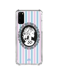 Coque Samsung Galaxy S20 FE Camée Squelette Rose - Enilec