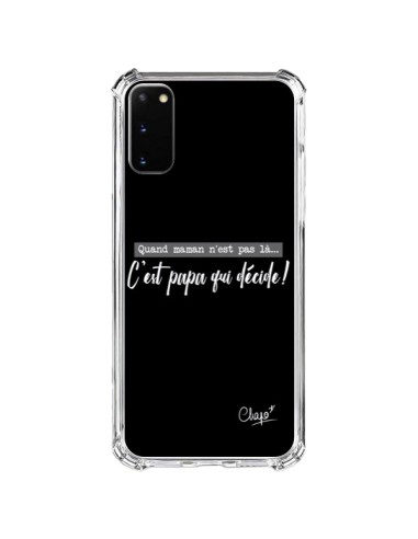 Samsung Galaxy S20 FE Case It’s Dad Who Decides Black - Chapo