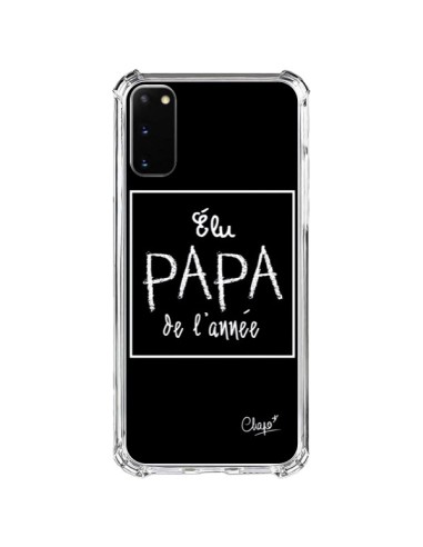 Coque Samsung Galaxy S20 FE Elu Papa de l'Année Noir - Chapo