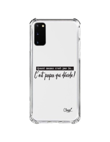 Samsung Galaxy S20 FE Case It’s Dad Who Decides Clear - Chapo