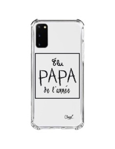 Coque Samsung Galaxy S20 FE Elu Papa de l'Année Transparente - Chapo