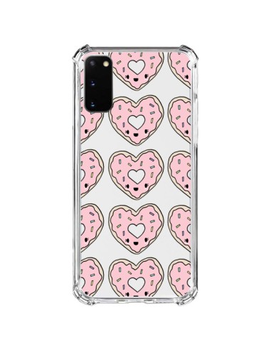 Samsung Galaxy S20 FE Case Donut Heart Pink Clear - Claudia Ramos